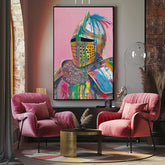 Immagine VIVID KNIGHT su tela | Dettagli in acrilico